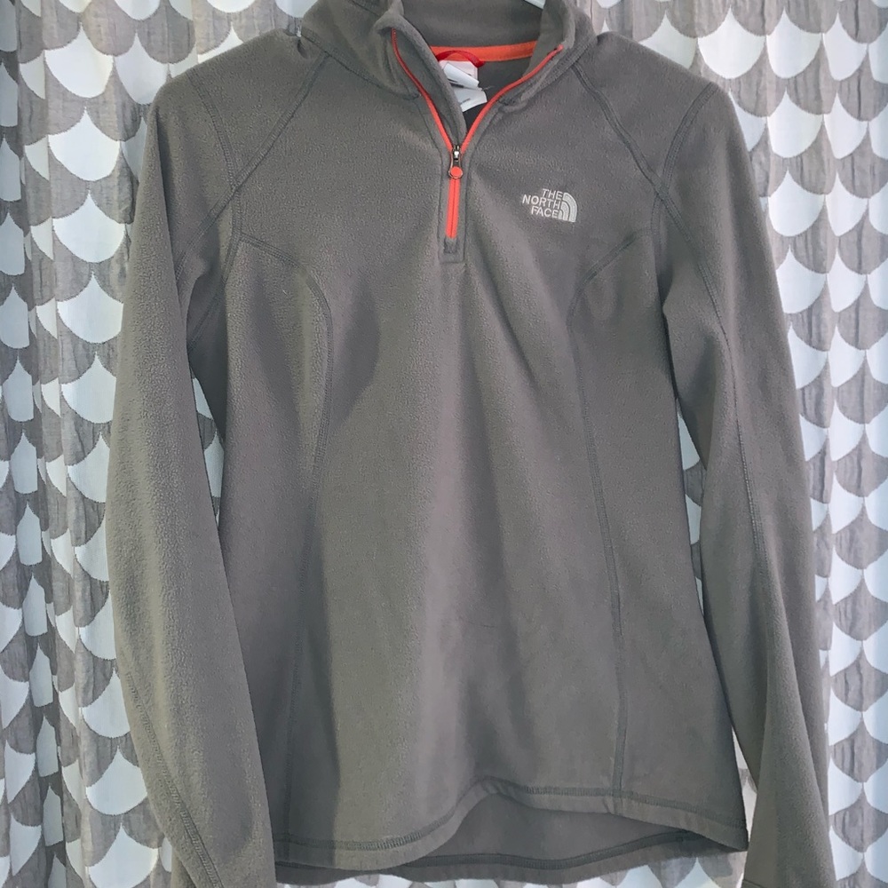 Grey 1/4 zip fleece